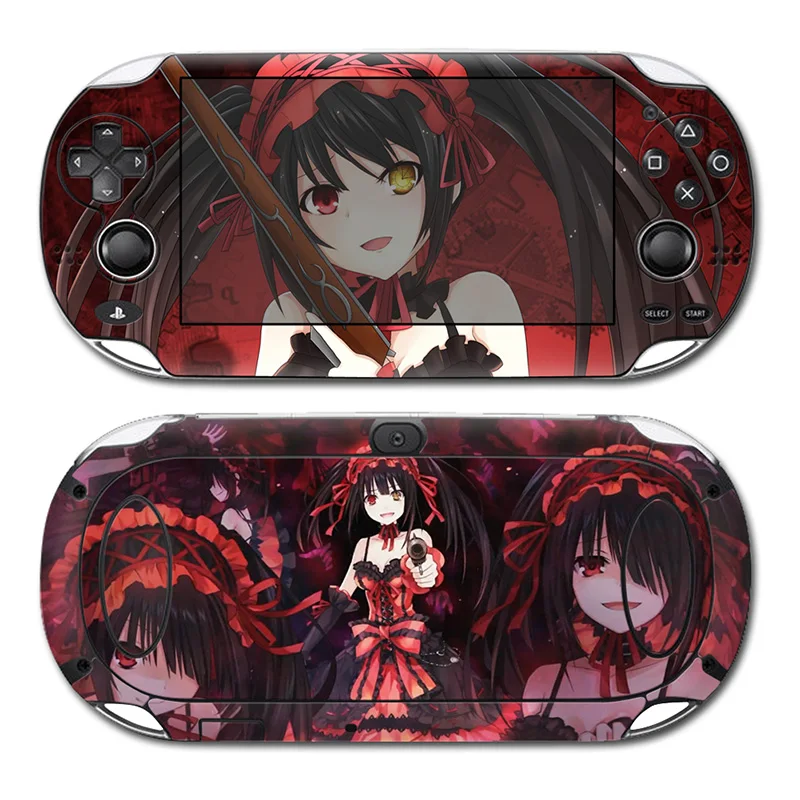 Waterproof Games Accessories Vinyl Decal for PS vita 1000 Skin Sticker anime girls