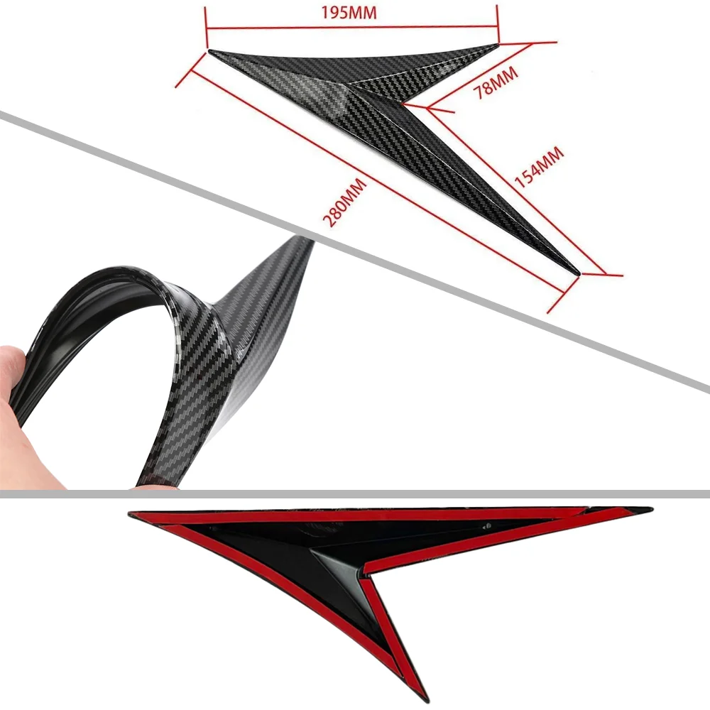 Auto Air Flow Intake Hood Fender Side Vents Dekoration Auto Tuning Für Volkswagen VW Golf 5 6 7 Polo Scirocco MK5 MK6 MK7 GTI R – Detail 3