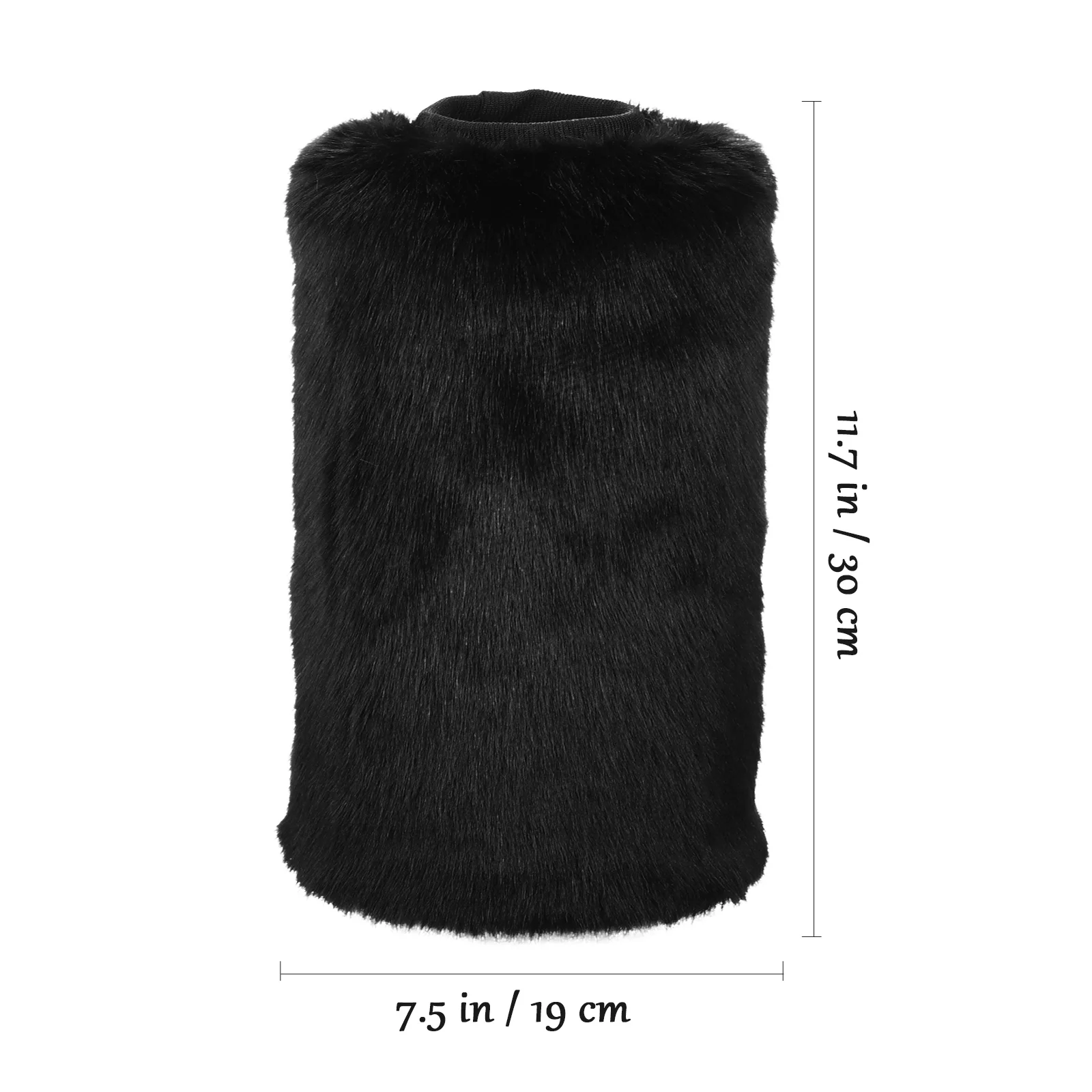 Boots Faux Fur Leg Warmers Ankle Fashion Black Cuffs Acrylic Fuzzy for Women Women's