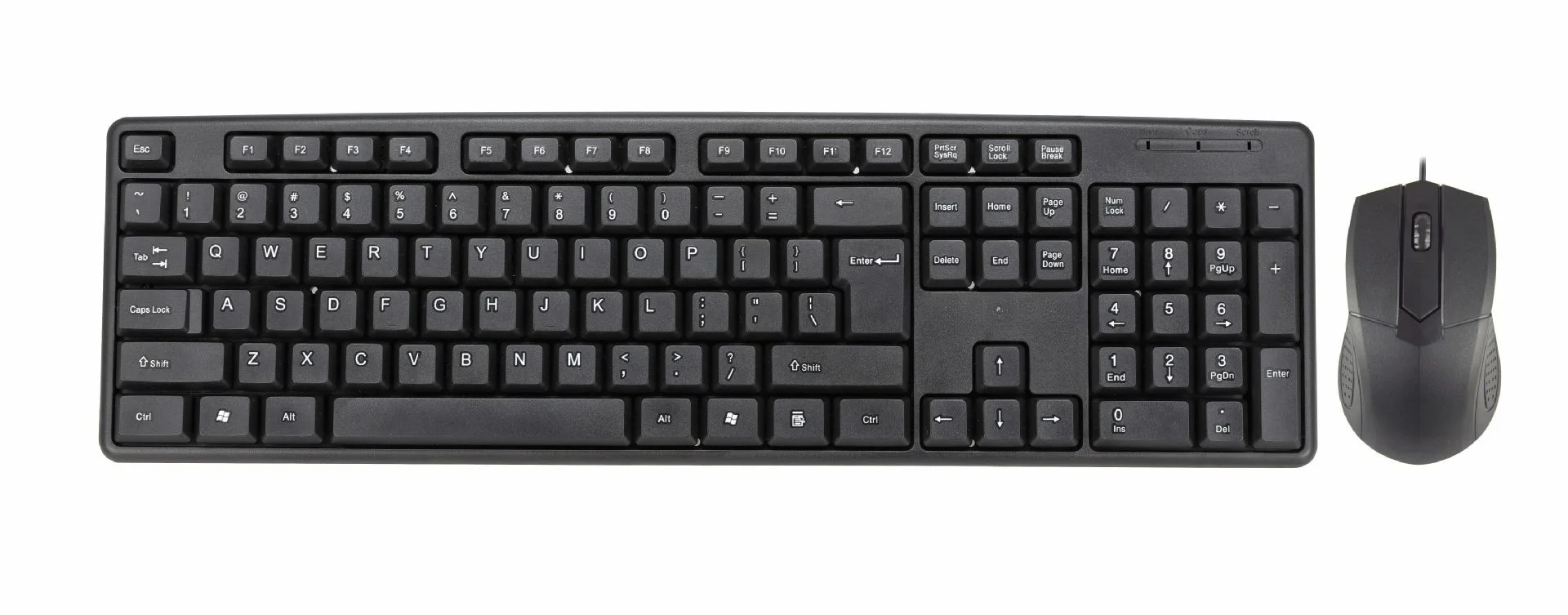 사무실용 편안한 키보드 및 마우스 세트, DIY 표준 유선 USB 키보드, 사무실에 적합