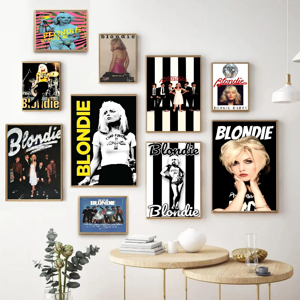 Singer Blondie DIY Sticky Poster Fancy Wall Sticker For Living Room Bar Decoration Wall Decor