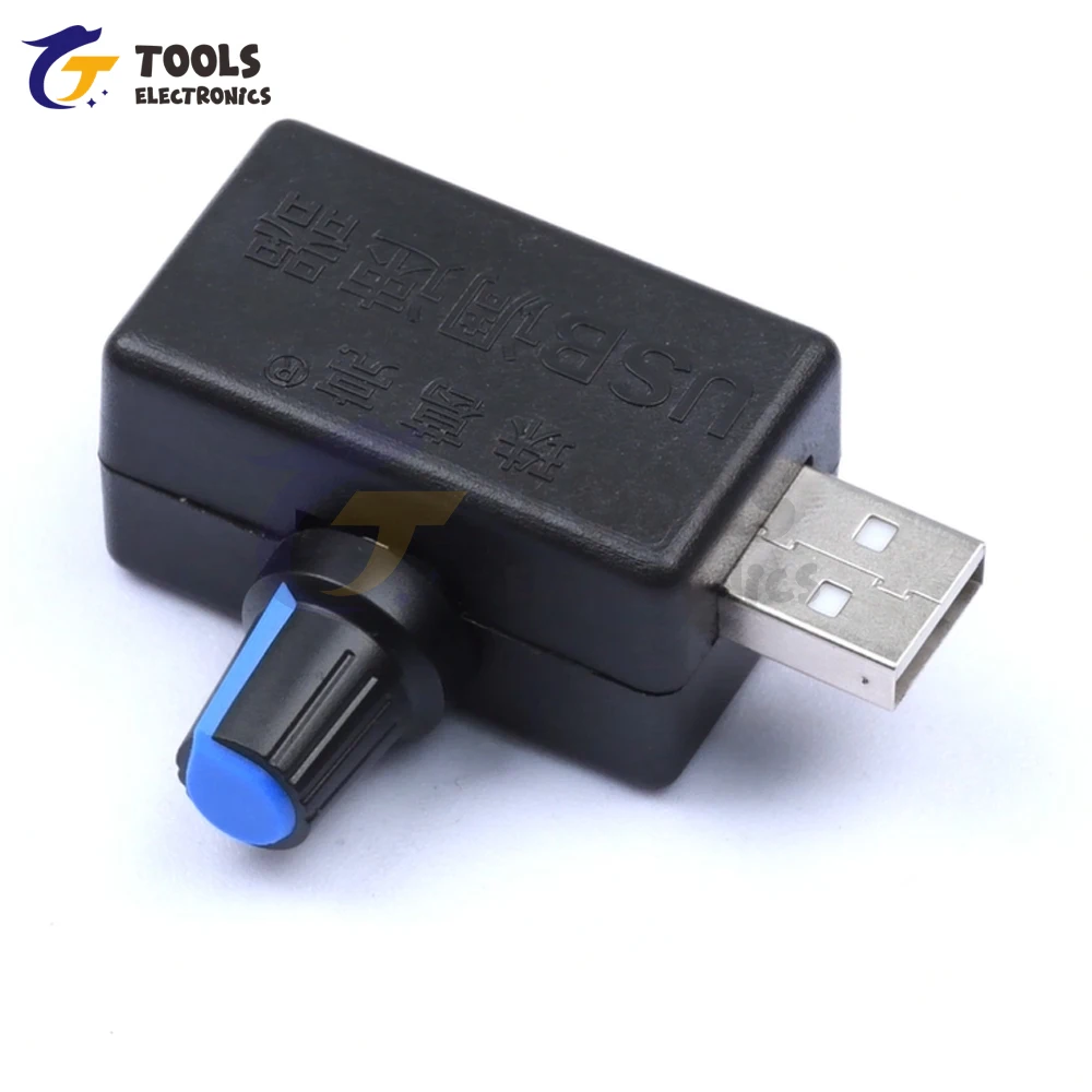 

DC 4-12V 5W Mini USB Fan Speed Controller Airflow Regulator Quiet Low Noise Portable Multi-Speed Adjustable Module