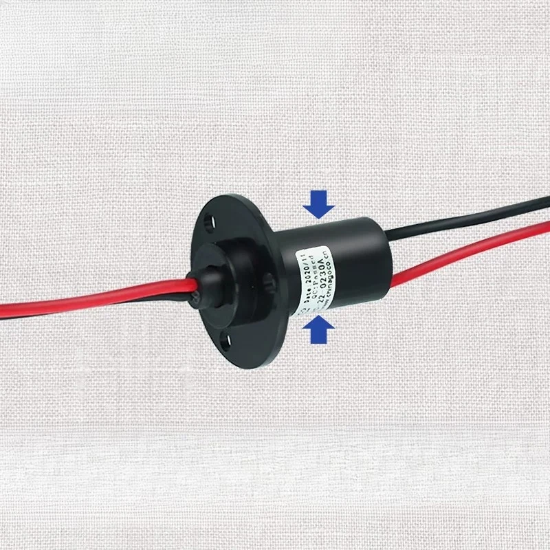Wind Power Slip Ring Dia.22mm 2/3CH Channels Wires 30A High Current Conductive Slipring for Amusement Equipment Spare Parts