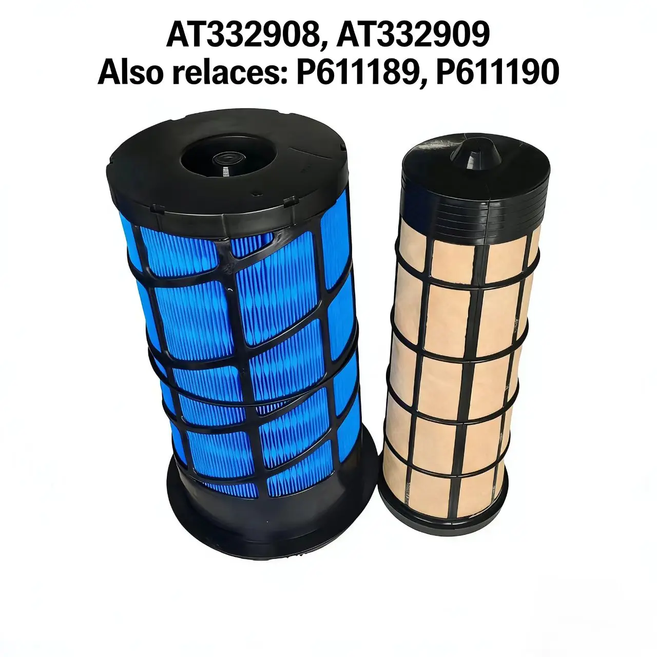 

Air Filter for John Deere 310J 310K 310L 410J 410K 410L 326D 328D | Replaces AT332908 AT332909