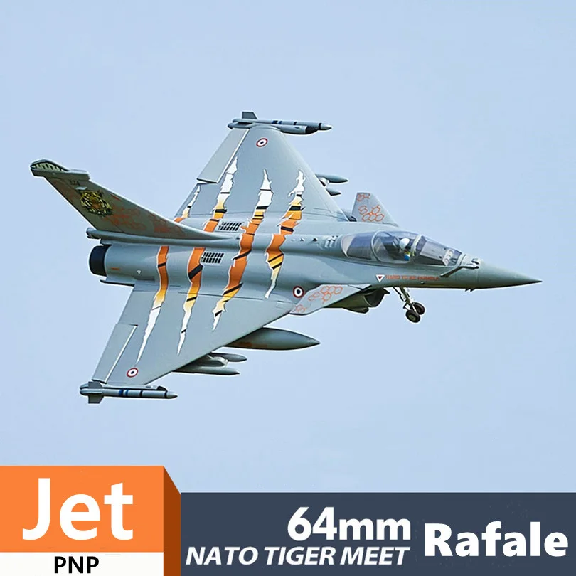 FMS 64mm Rafale V2 PNP Elektryczny samolot RC EDF Wentylator kanałowy Zdalnie sterowany model symulacyjny Samolot Rozpiętość skrzydeł Naprawiono Win