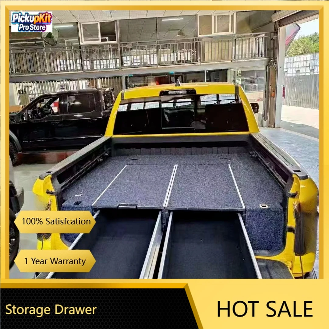 

High Quality 4WD SUV Pickup Storage Box Tool Box with Single Double Drawers