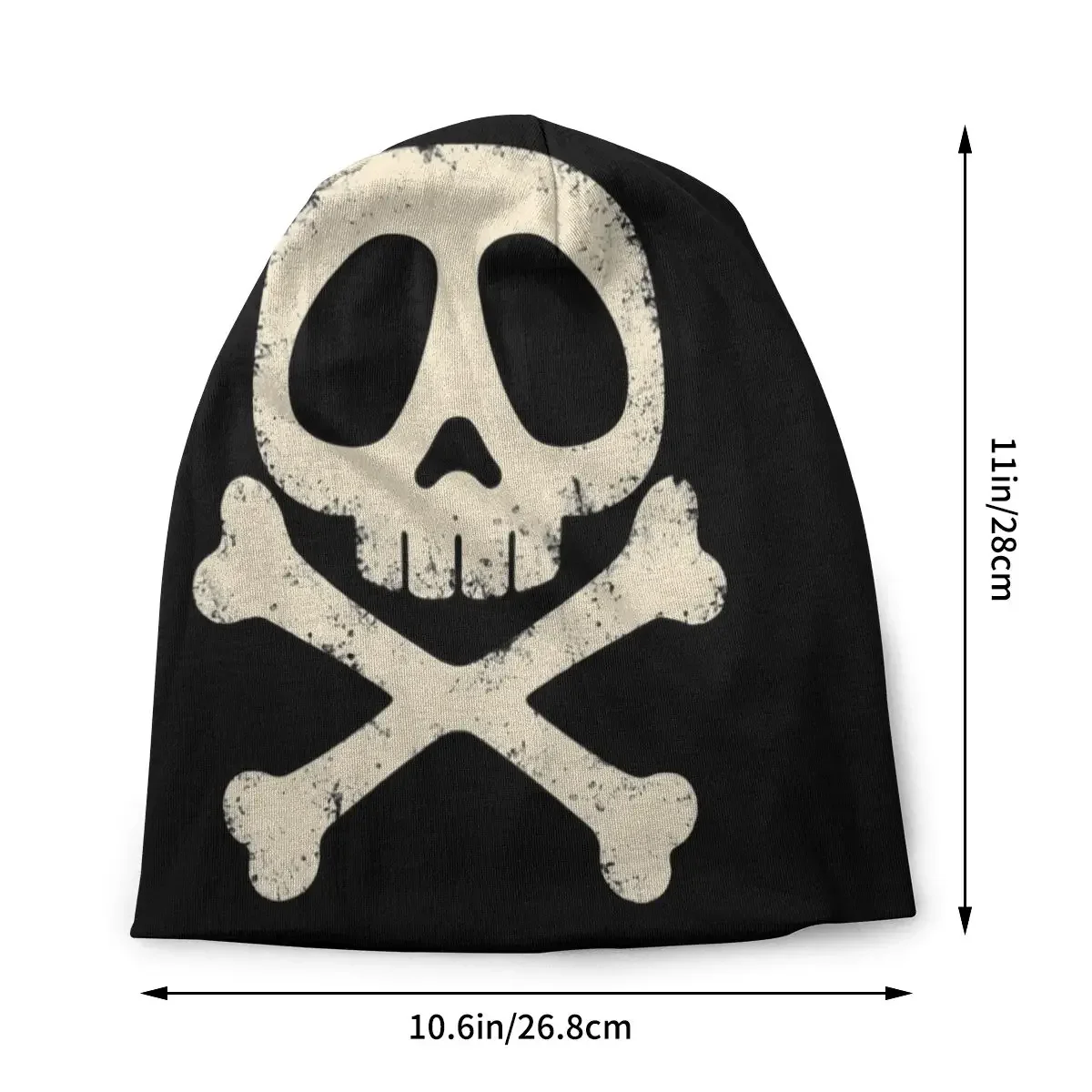 Custom Vintage 3d พิมพ์ Beanies หมวกผู้ชายผู้หญิง Unisex Cool ฤดูหนาวที่อบอุ่นถักหมวกผู้ใหญ่ Skull Skeleton Bonnet หมวก