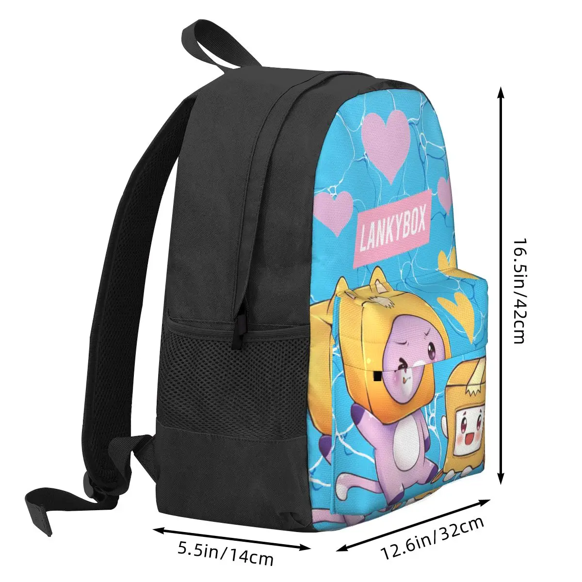 Funny Youtubers For Kids Lankybox Women Backpack 3D Print Fashion Student School Bag Laptop Rucksack Kids Waterproof Rucksack