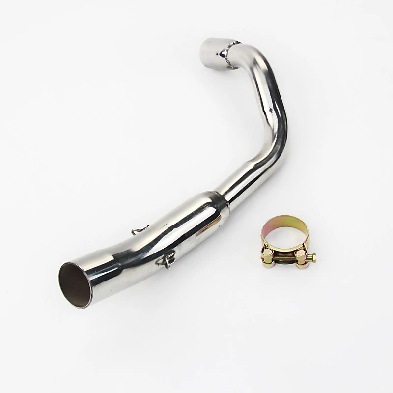 Motorcycle Exhaust System Tip Middle Connect Pipe Slip on 51mm Silencer Muffler Tube Stainless Steel For Honda Hornet 600 CB600F