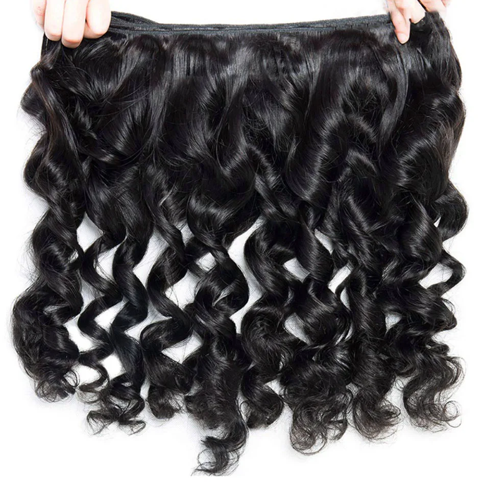 Loose Wave Bundles With Frontal 13X4 Malaysian Virgin 12A Human Hair 3Bundles With Closure Raw Hair HD Lace Closure With Bundles