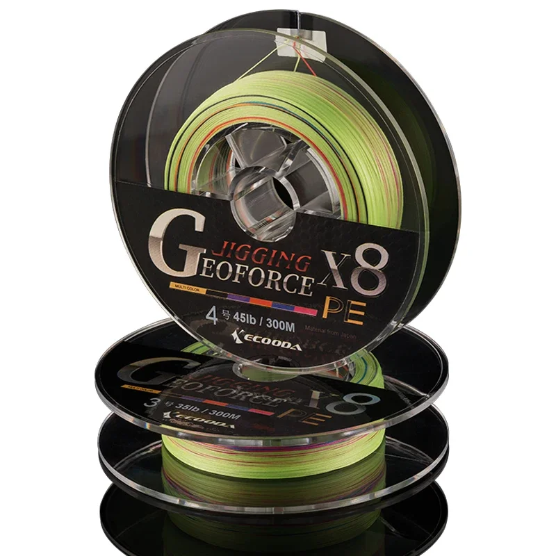 ECOODA Geoforce PE line Fishing line 8 Braided Big Force 300m 400m