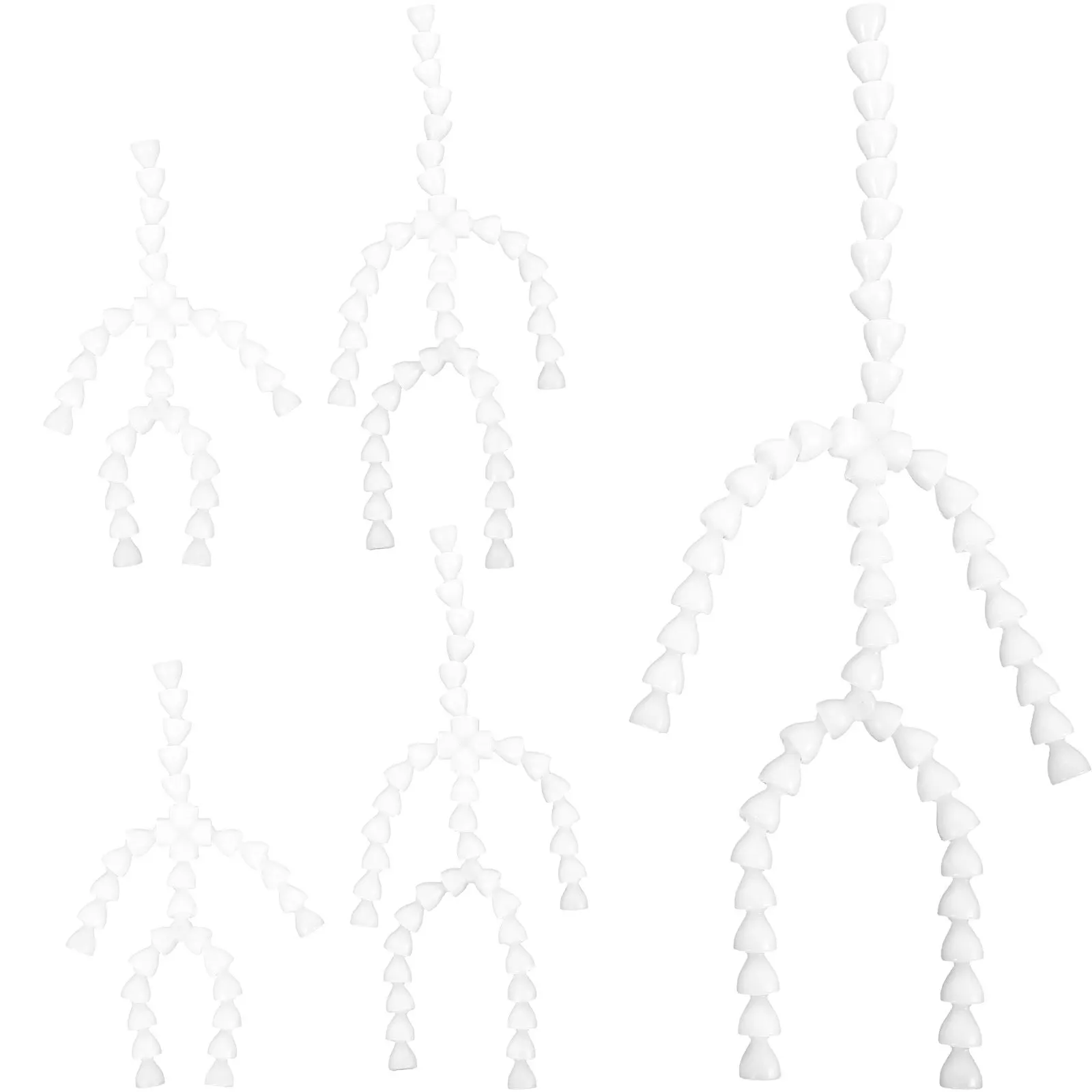 

6Pcs Joint Frame Movable Plastic Puppet Parts Adjustable Limb Structure for Figure Assembly Artificial