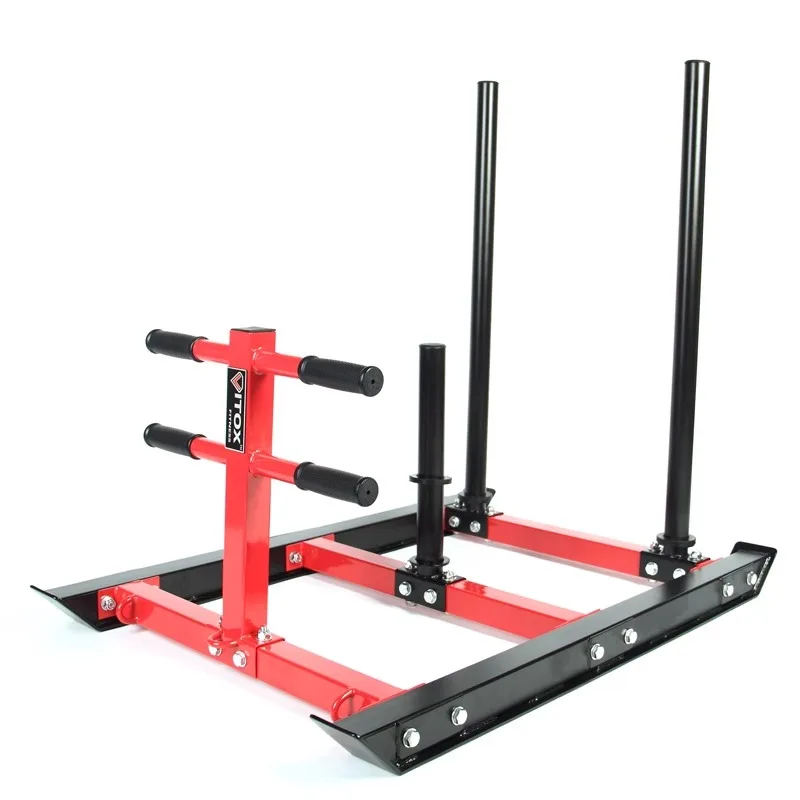 Equipo de gimnasio para interiores, trineo push-pull, entrenamiento de pesas, trineo, Fitness, resistencia al trineo, entrenador de fuerza de ráfaga