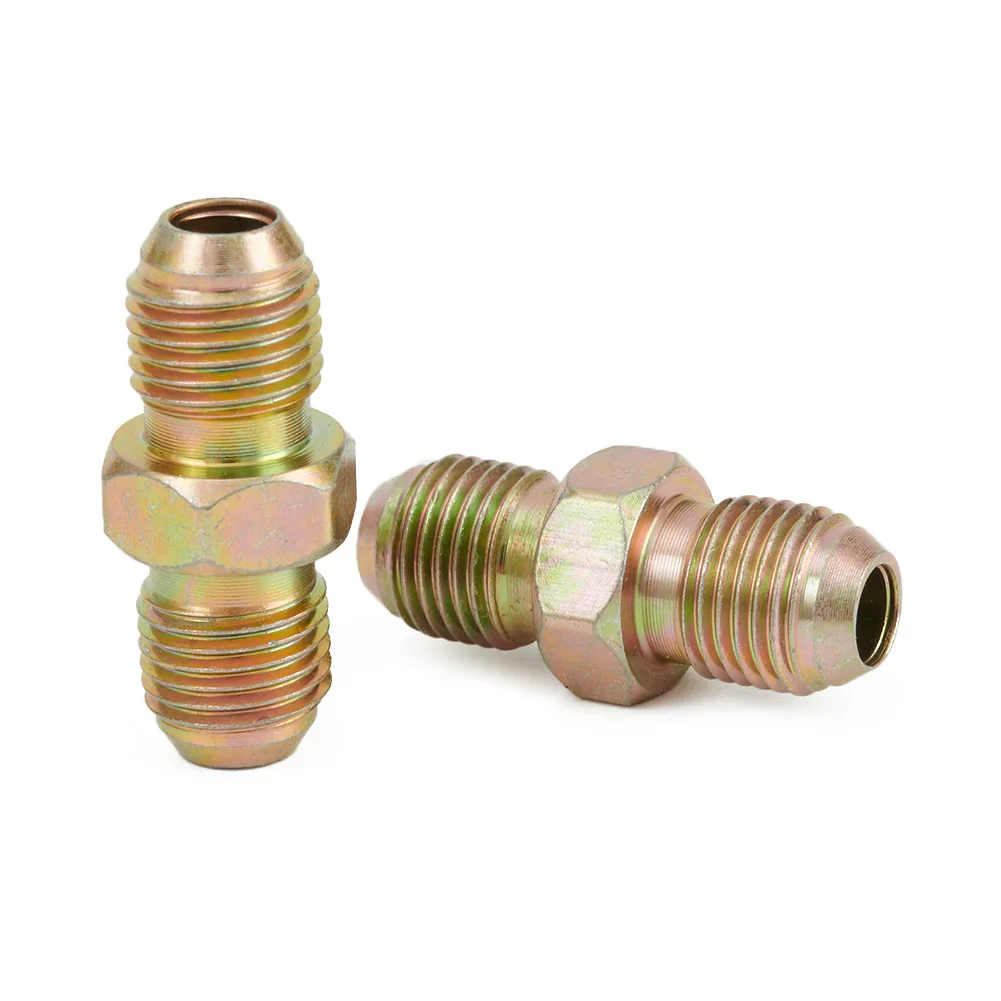 

High Quality Pipe Unions Brake Pipe Unions Brake For 316\\\\\\\" Pipe Spare 50.5*29.9mm Connectors Fittings For 3/16\" Pipe