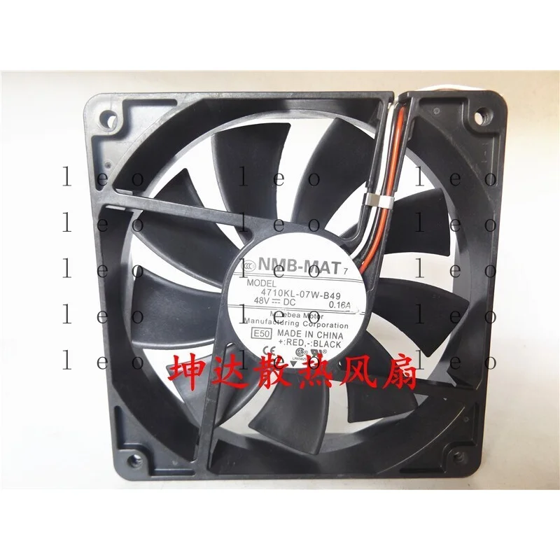 

Вентилятор охлаждения GG 1 шт. 4710KL-07W-B49 DC 48V 0.16A 12025 12 см, 2 провода # A6-4