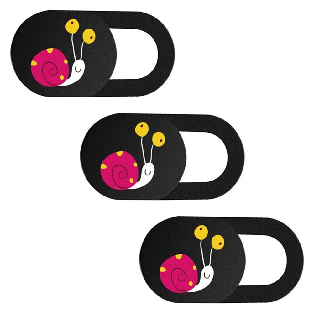 

3pcs Cartoon Pattern Privacy Protection Cover For Laptop Tablet Webcam Slider Ultra-Thin Cover Slide