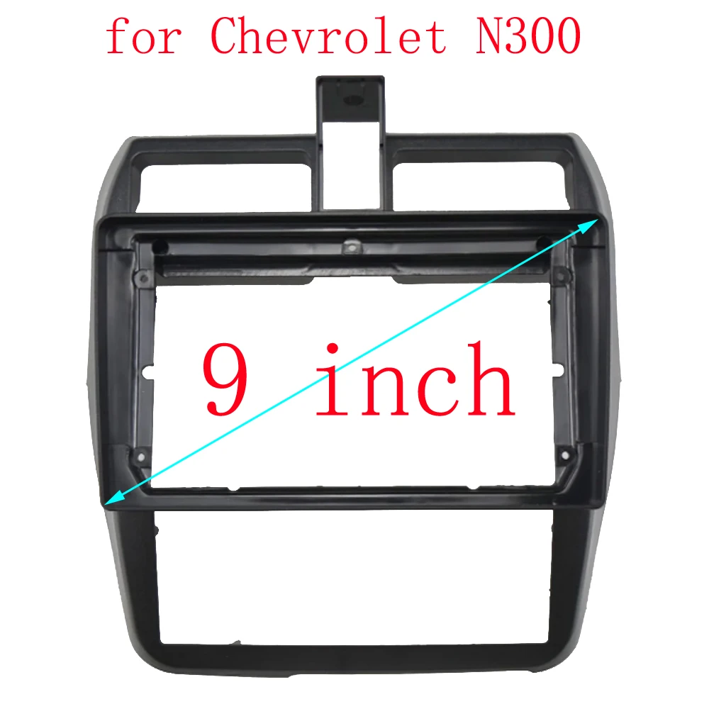 9 inch Car Fascia Radio Panel for Chevrolet N300 Dash Kit Install Facia Console Bezel GPS Adapter 9inch Plate MP5 Trim Cover