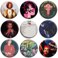 Anime FRANKENSTEIN GIRLS Cartoon Pin Msi Mindless Self Indulgence Brooch Jamie Hewlett Seem Strangely Badge for Collar Bag Decor