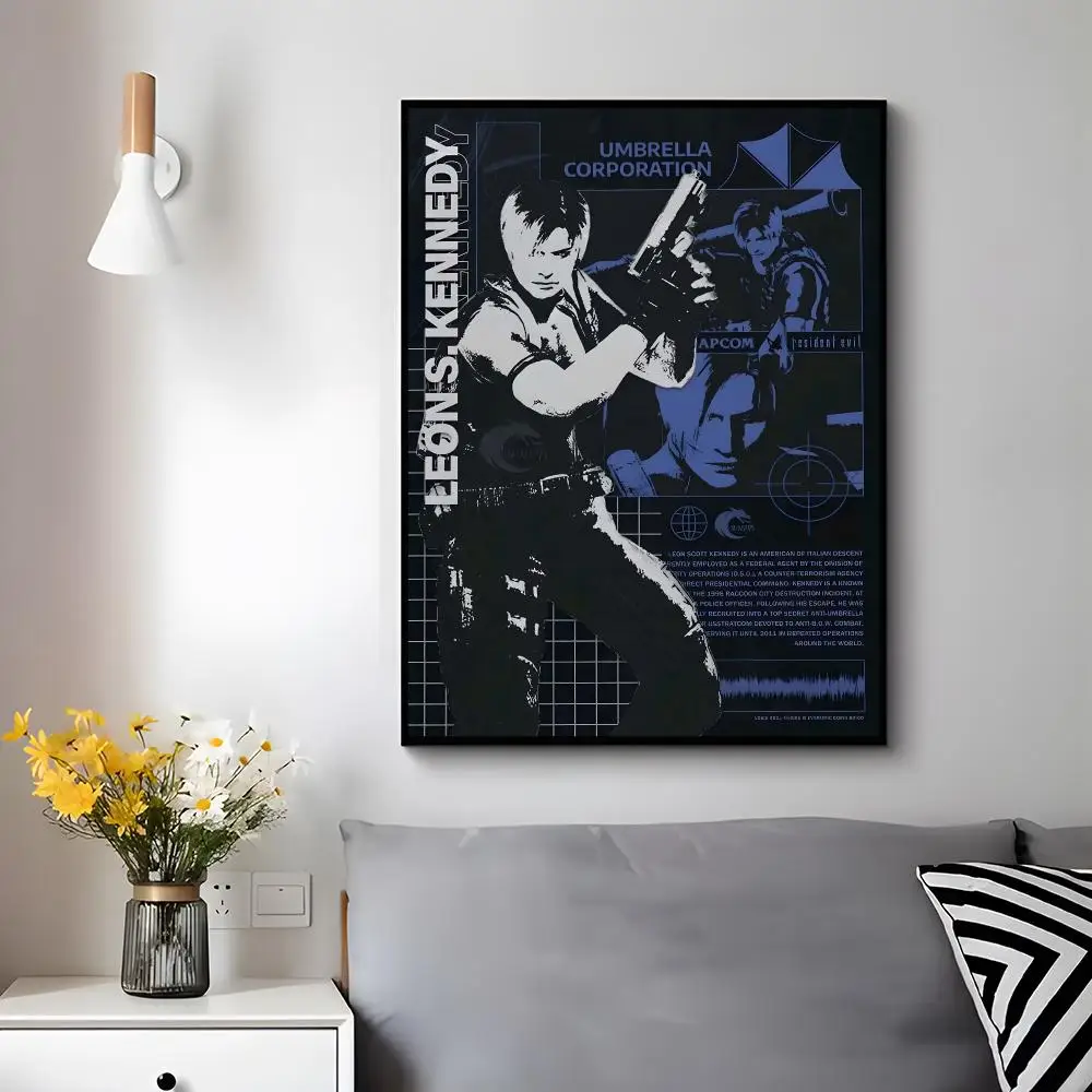 Horror Game R-resident Evil Poster Modern Luxury Wall Poster Home Decor Space Enhancer