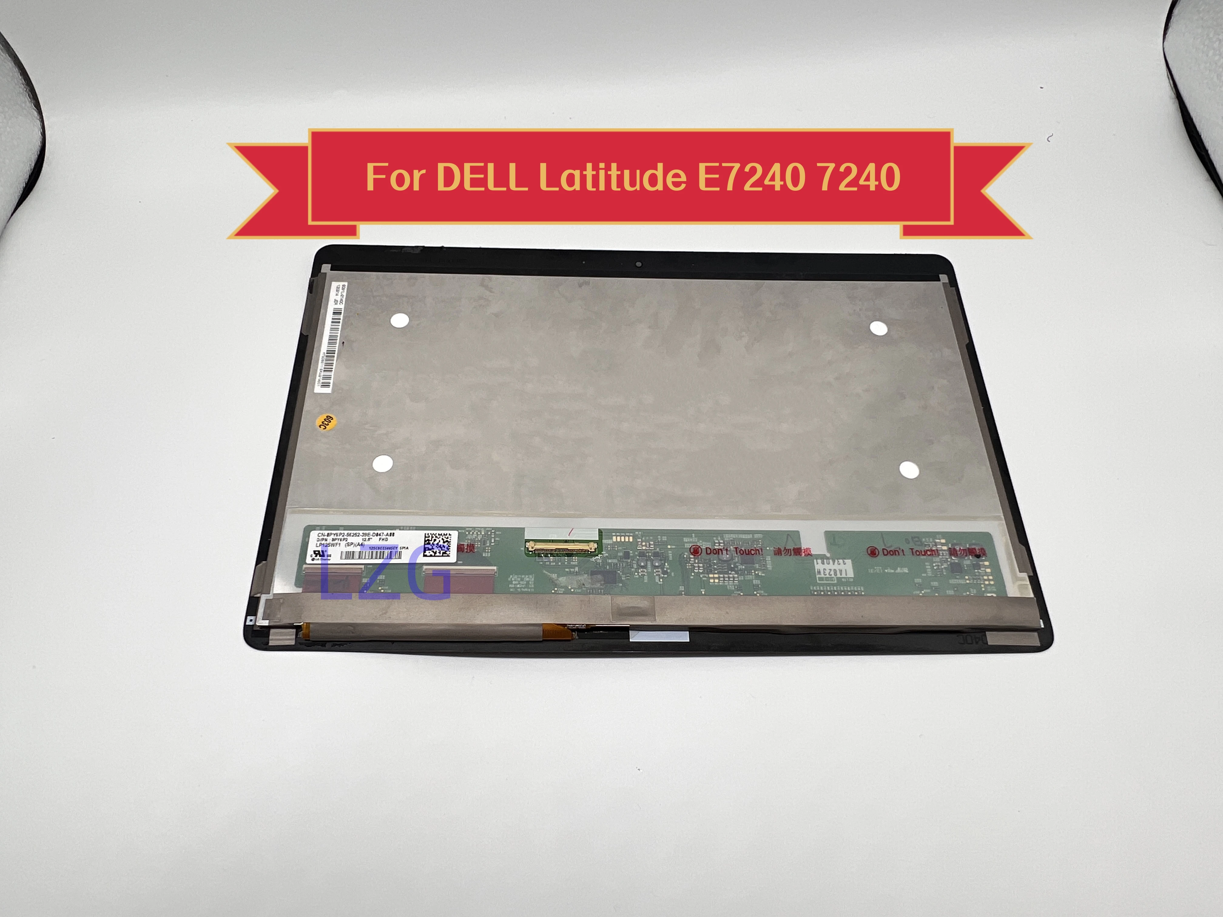 

12Inch For DELL Latitude 7240 E7240 LP125WF1-SPA4 PY6P2 LCD Screen Display Assembly With Touch