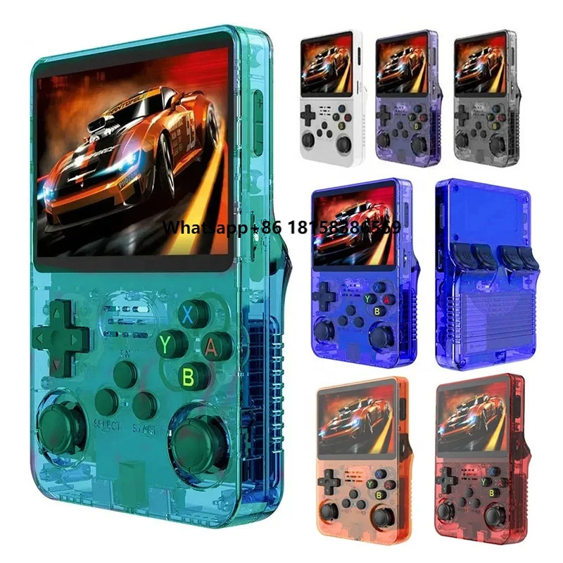 

Stock 3.5 Inch IPS Screen Video Game Consoles Handheld 64GB 15000+ Mini Portable Video Retro Handheld Game Console Consola Game