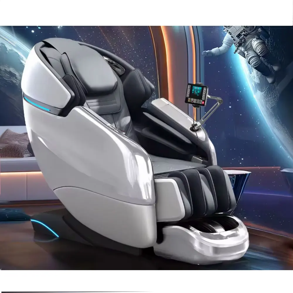 

Shiatsu Zero Gravity Massager Chair SL Track 4D Body Touch Massage Chair Electric Massage Sofa High End 5d In Dubai