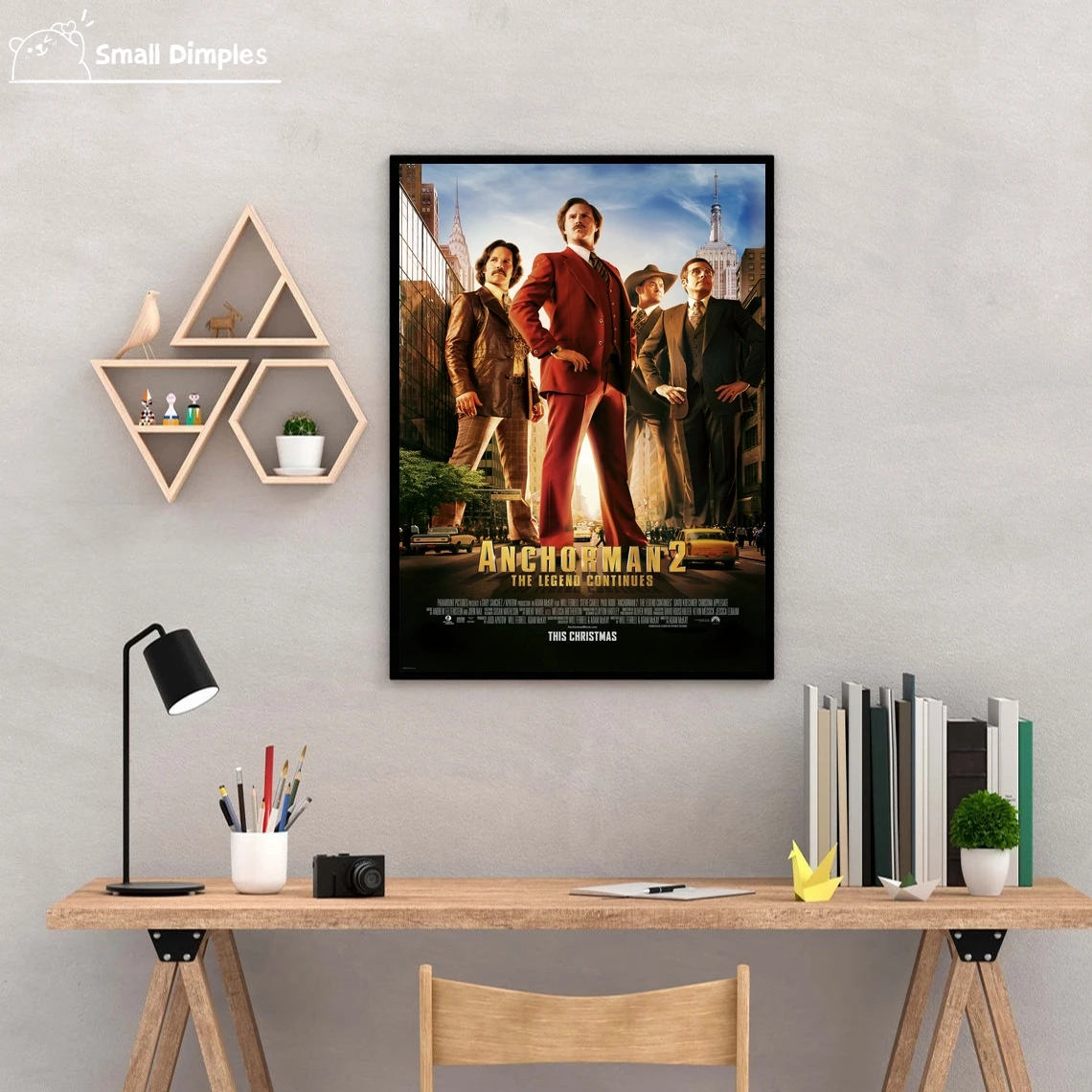 Anchorman 2 The Legend Continues Movie Poster Canvas Art Print Home Decoration Wall Painting ( No Frame )
