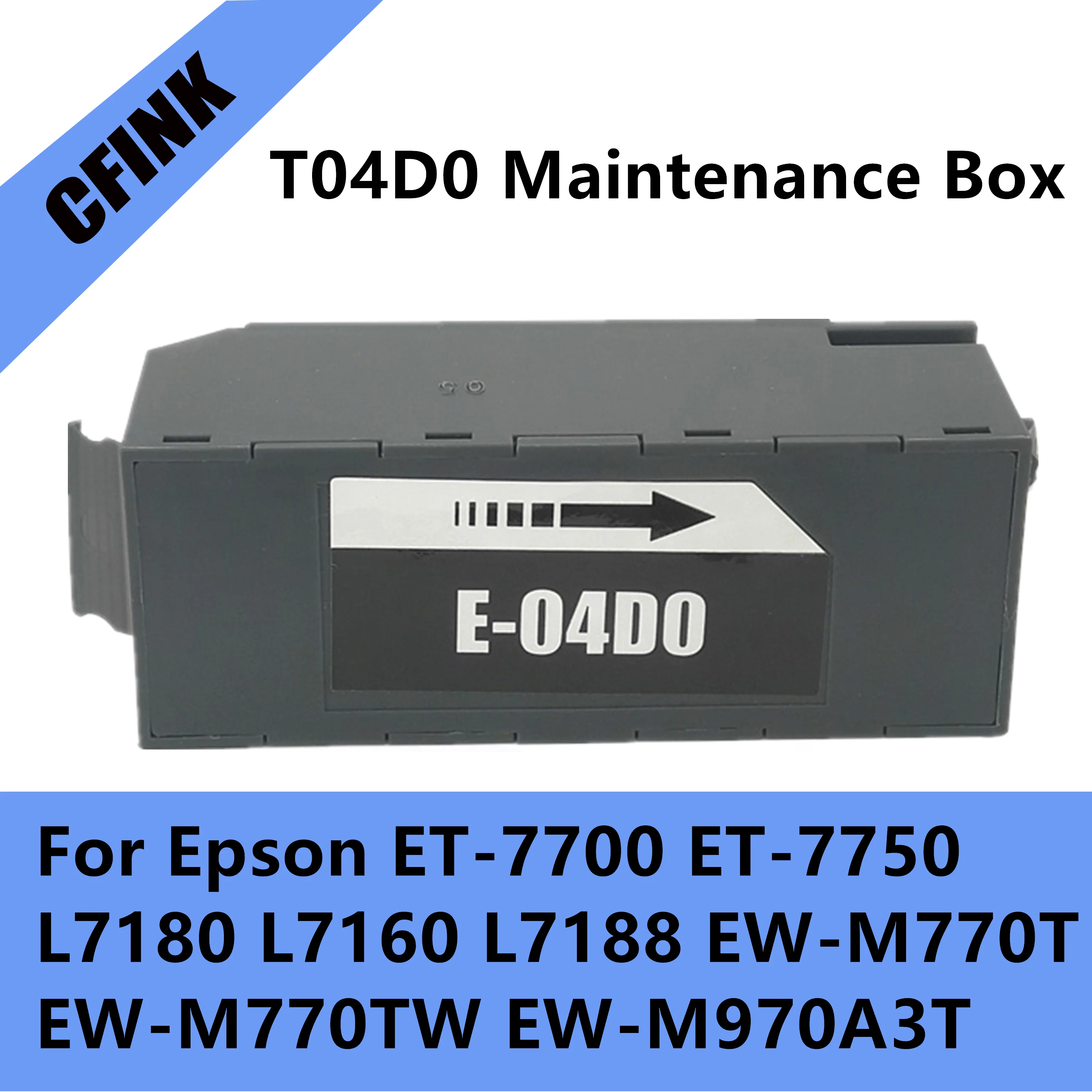 T04D0 C13T04D000 Maintenance Box for Epson Ecotank ET-7700 ET-7750 ET7700 ET7750 7700 7750 Printers