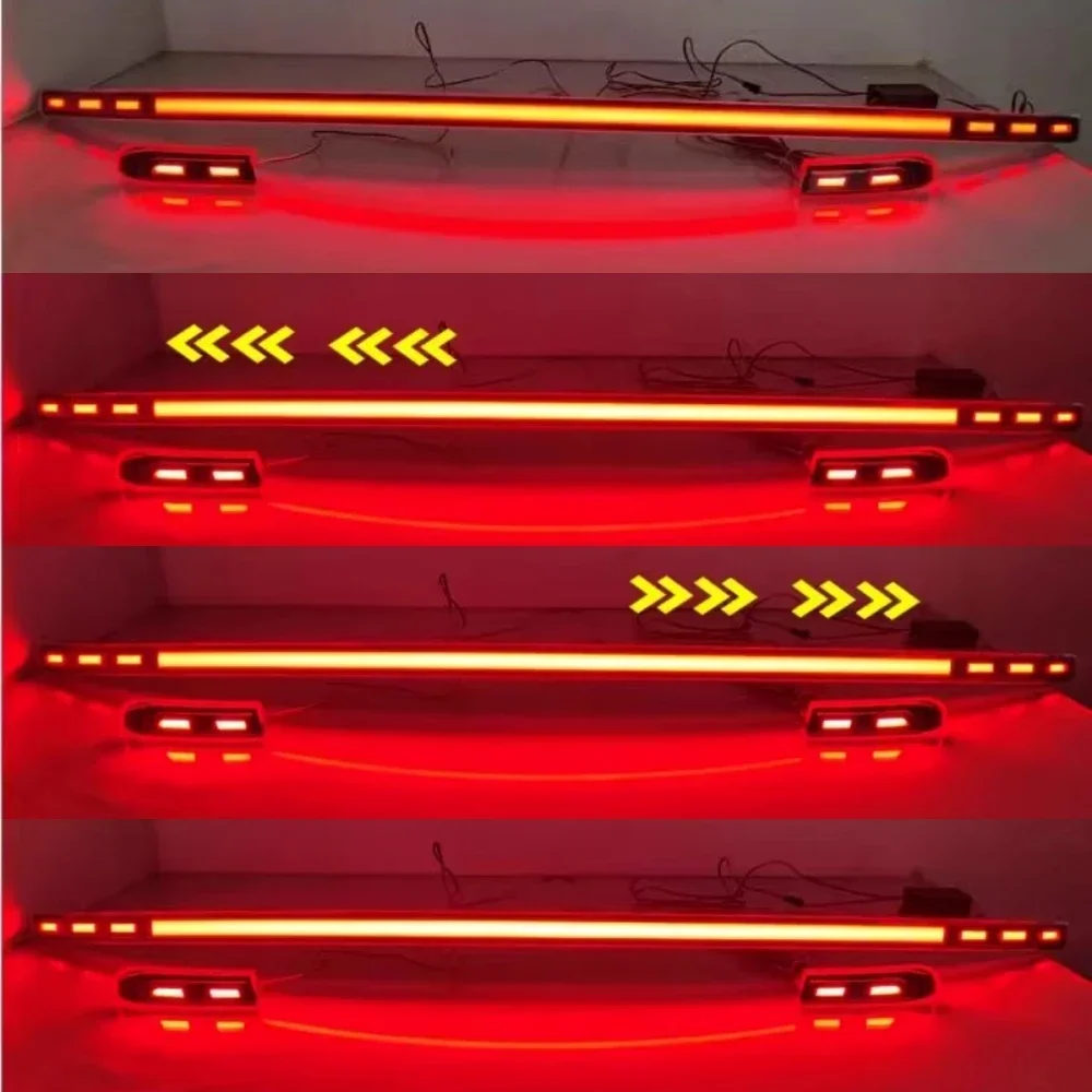 

Задний фонарь багажника, сквозной фонарь, задний центральный автомобильный фонарь в сборе для Tesla Model 3 Y 2019-23, стоп-сигнал, резервный фонарь, указатель поворота