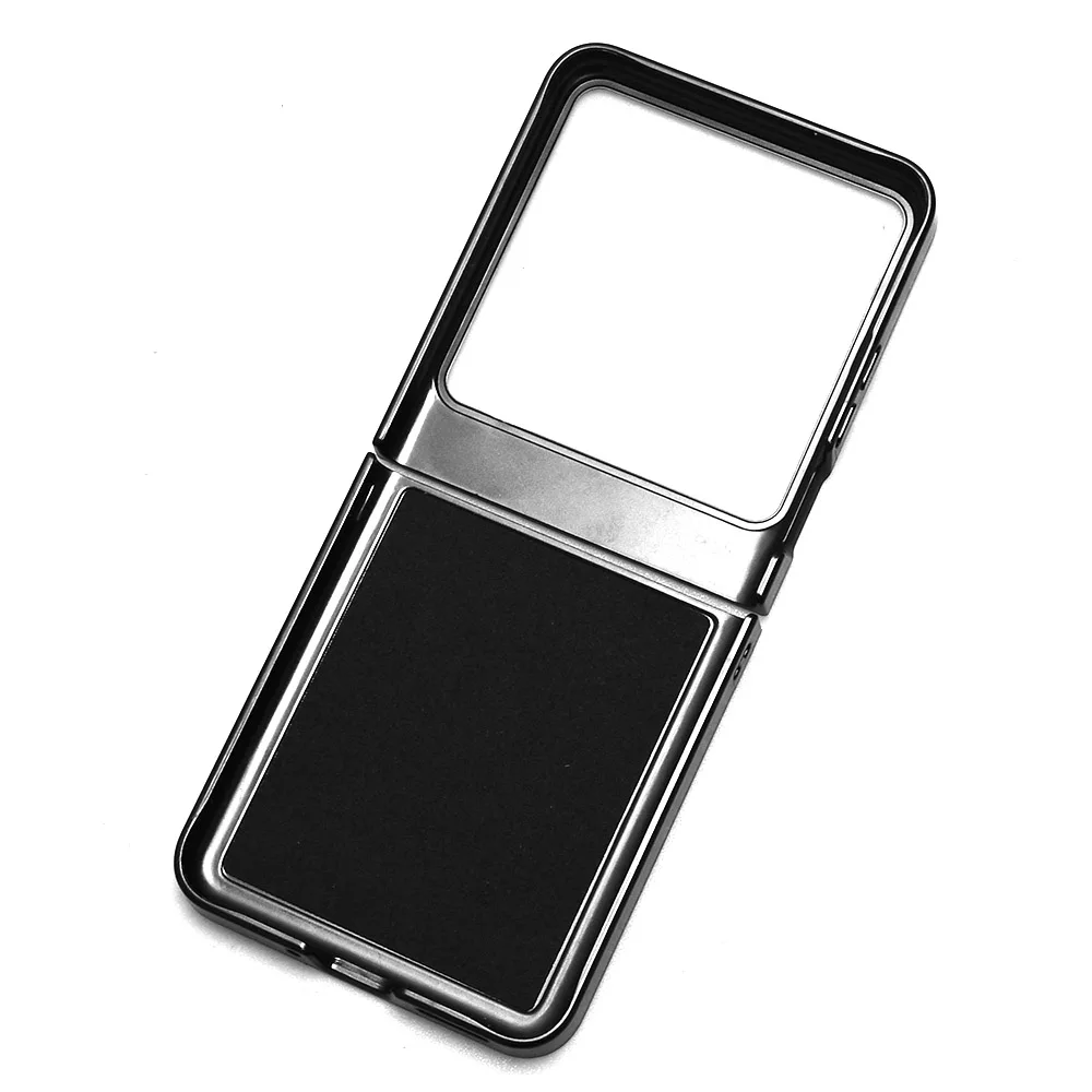 For Infinix Zero FLIP Case Luxury Leather Anti-Slip Flip Phone Case for infinix zero flip Wrist Strap Finger Ring Back Cover