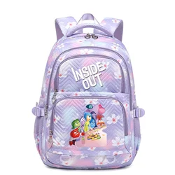 Disney Inside Out zaino da donna impermeabile zaino da viaggio femminile zaini zainetto per ragazze adolescenti Bookbag Mochila