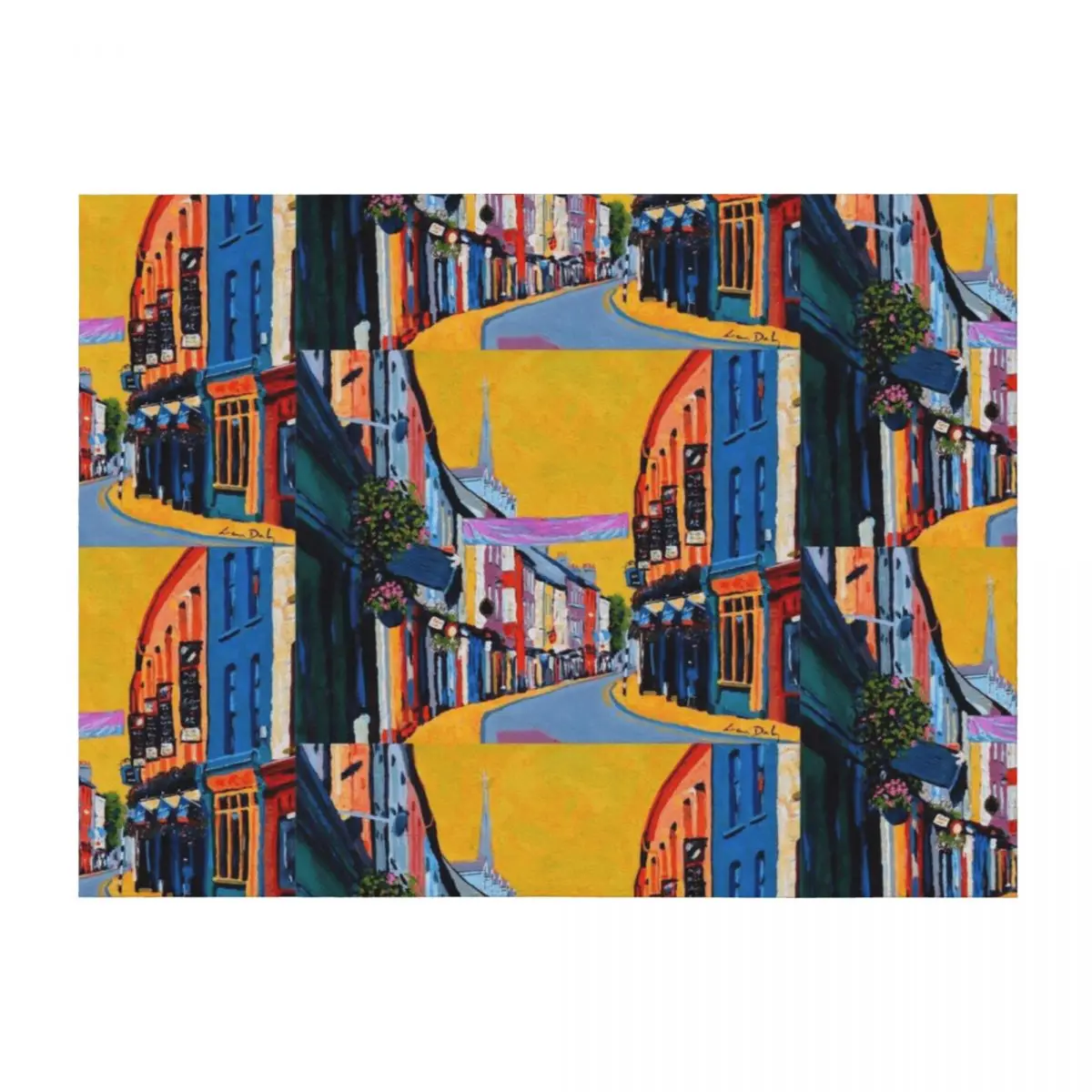 

Clonakilty - Pearse St, County Cork, Ireland Throw Blanket Luxury Travel For Sofa Thin Blankets