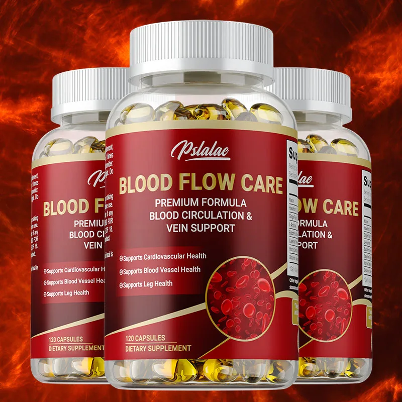 

Blood Flow Care Supplement - Supports Vein Health and Leg Health, Promotes Mental Clarity, Focus, and Improves Blood Circulation