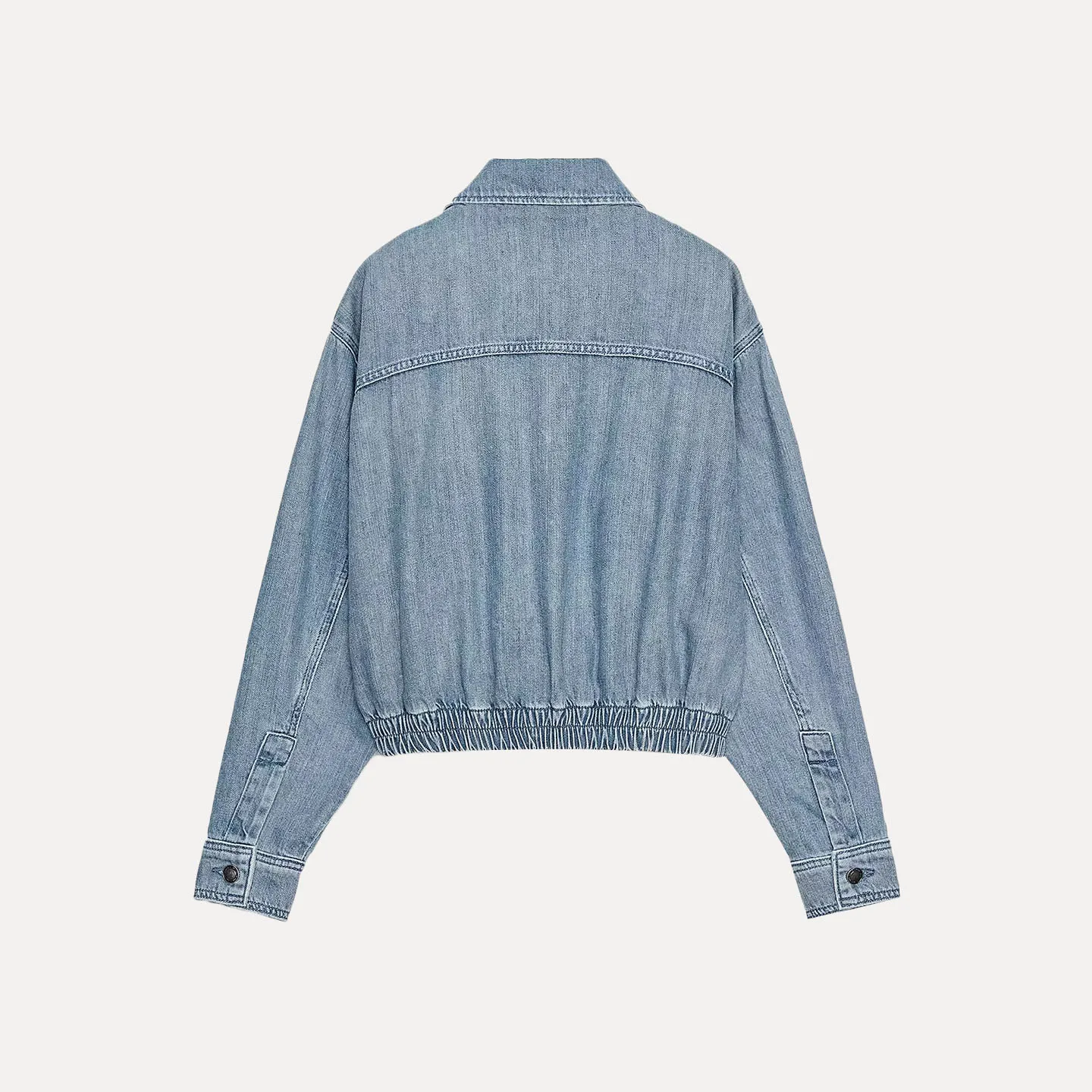 

Faionable Denim Pilot Jaet, женское платье Sle 2023, осеннее новое поступление Z, свободное пальто, длинное светящееся пальто на молнии