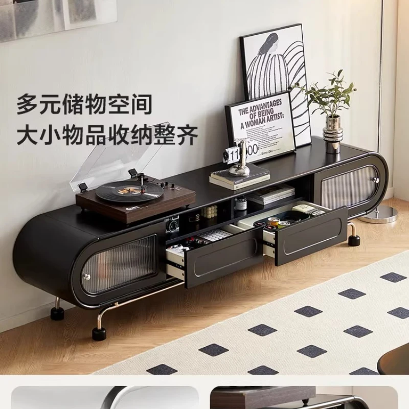 

home is a medium and ancient style coffee table, minimalist small apartment TV cabinet, living room home 2025 new removab