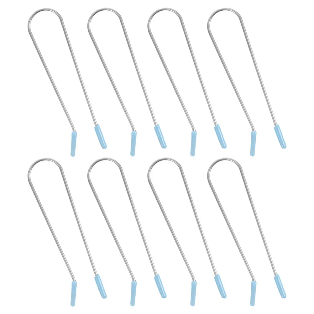 

8pcs Electric Curling Clips 2.54cm White Roller Jaw Clamps Replacement Pins for Hot Rollers Styling Tool Compact