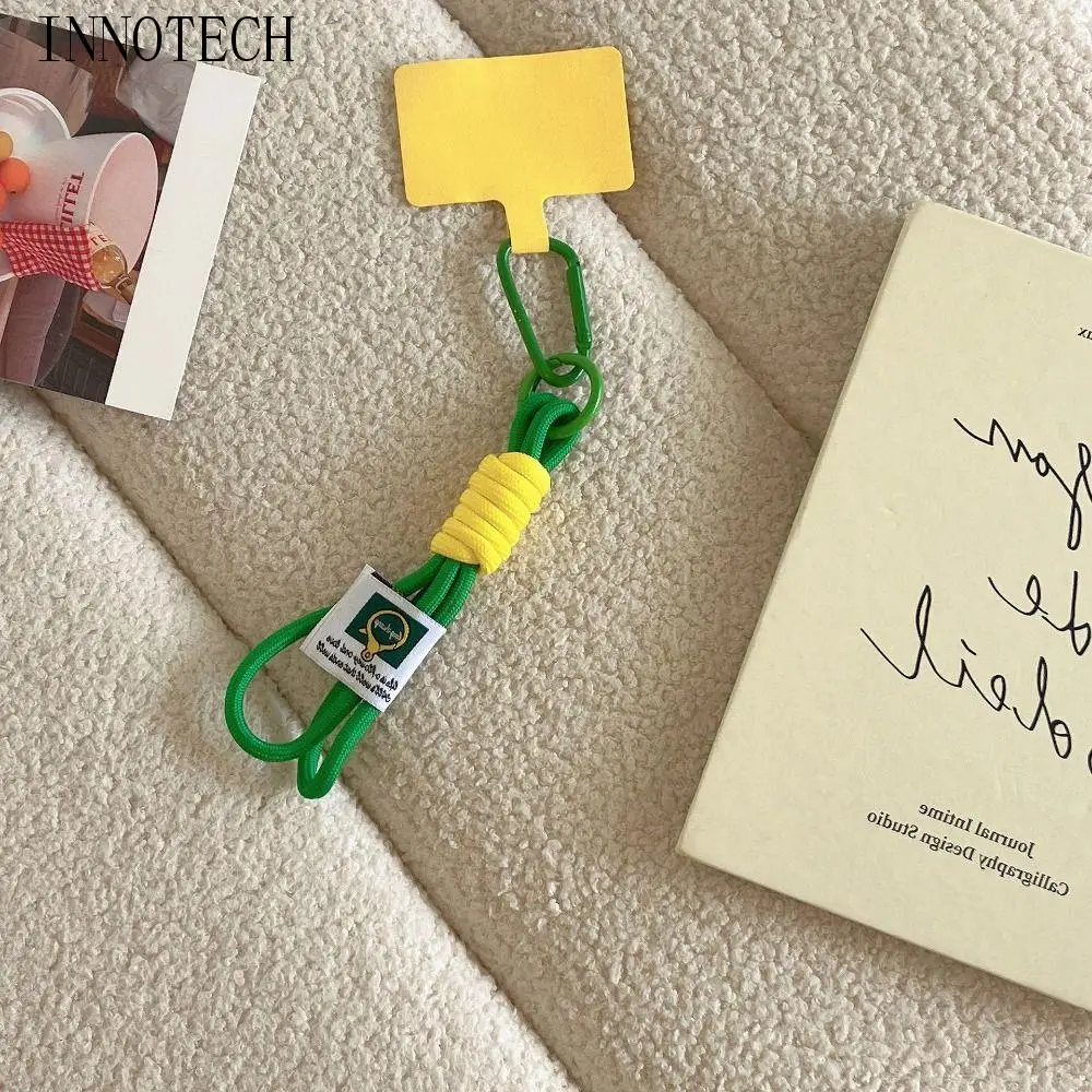 

with Clip Colorful Keycord Hanging Rope Braided Strips Woven Braided Strips Color Phone Lanyard Anti Lost Short