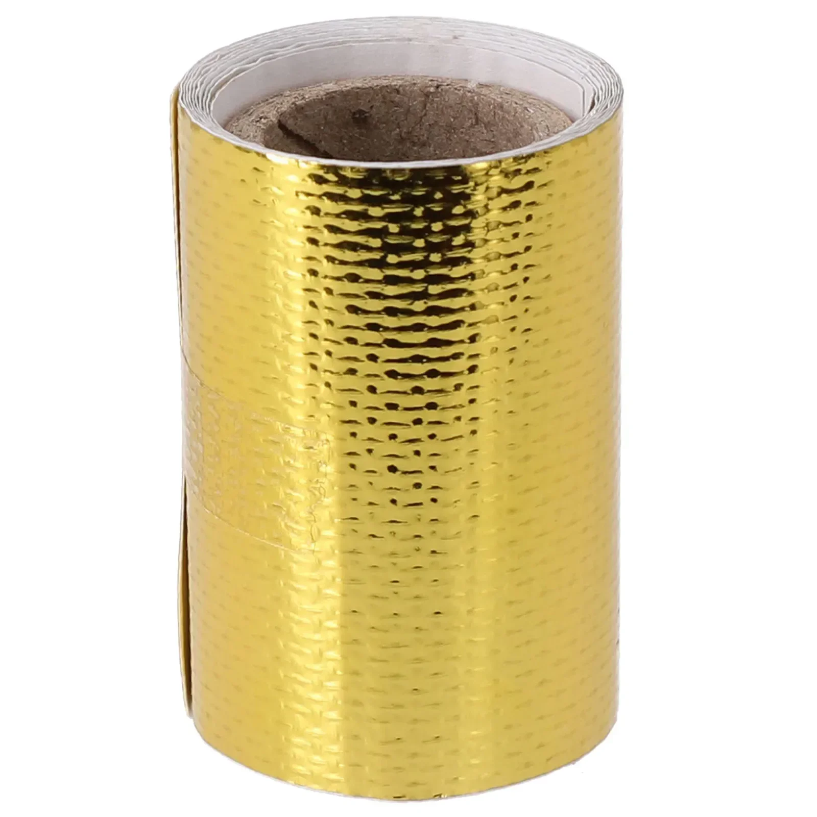 1Roll Heating Shield Wrap Tape Gold Thermal Exhaust Tape Air Intake Heat Insulation Shield Wrap Reflective 2021 Universal