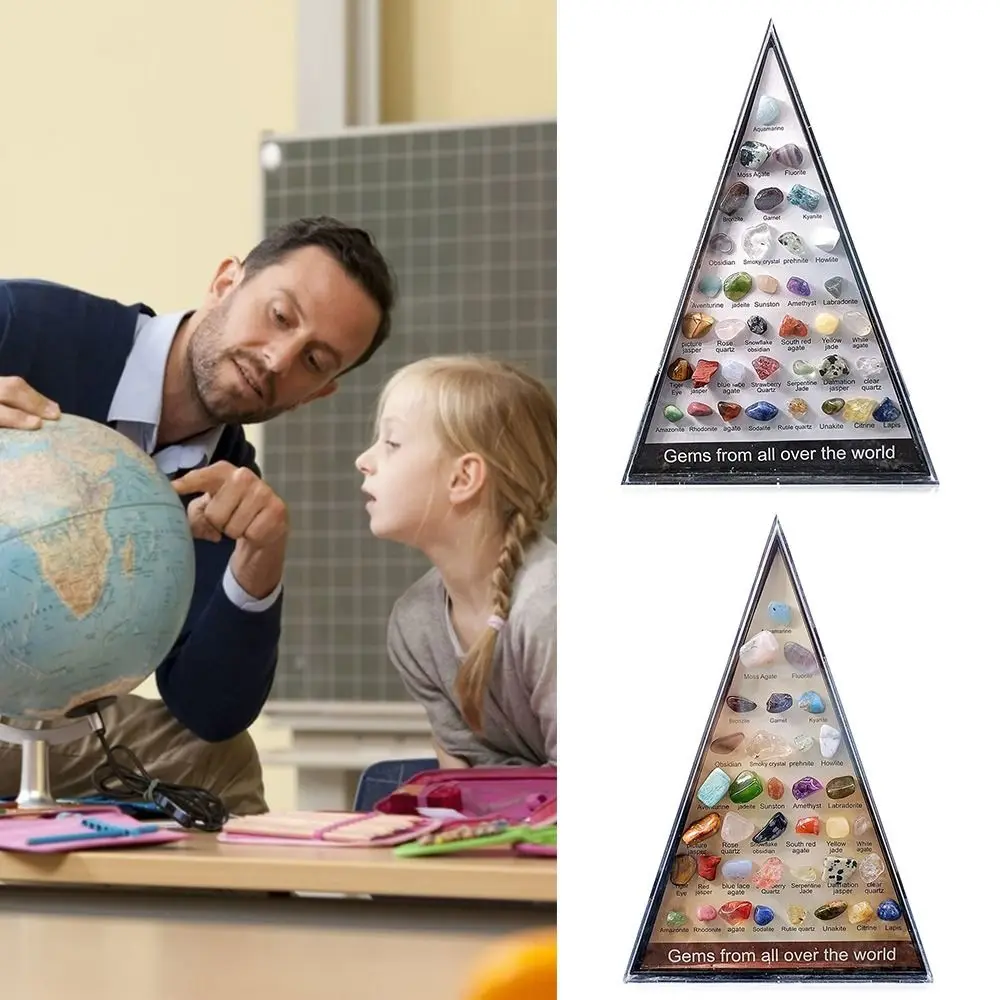 Декоративный камень для обучения географии, коллекционный камень, образцы минералов, кварцевые Образцы, драгоценные камни со всего мира, лечебный кристалл