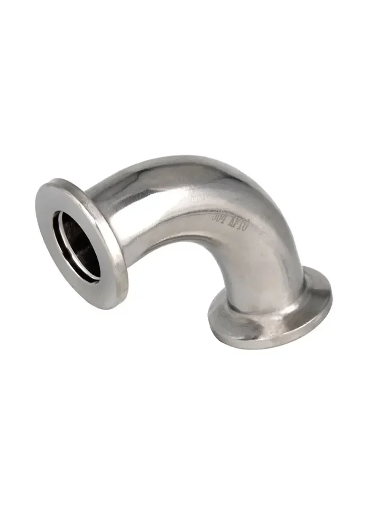 KF25(NW25) 90 Degree Elbow Flanges Adapter Vacuum Bend Pipe Vacuum Flange Fitting Tube Elbow Joint Stainless Steel 304