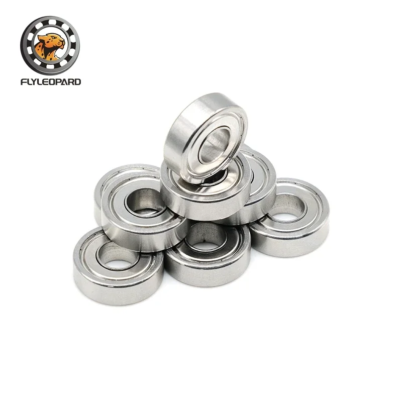 2PCS 698ZZ 8x19x6mm Deep Groove Ball Miniature Mini bearings ABEC-7 698-ZZ 52100 Chrome Steel Material