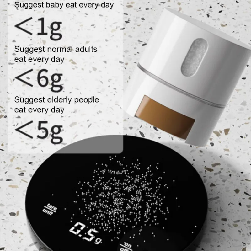 Kitchen supplies magnetic suite salt control quantitative seasoning bottle seasoning jar