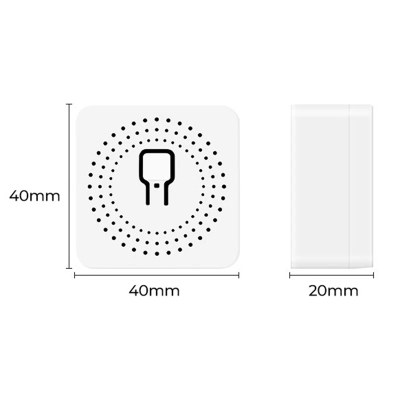 Tuya 16A Wifi Bluetooth وحدة تبديل مزدوجة الوضع تدعم التحكم في توقيت الصوت لتطبيق الهاتف المحمول