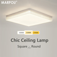 MARPOU Ultra Thin LED Ceiling lamp Natural indoor lighting Square Round 18W 24W 36W 48W Ceiling lights for living room  bedroom