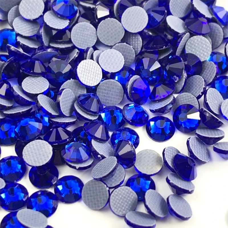 

Aquamarine HotFix Rhinestones ss6 ss10 ss12 ss16 ss20 Iron On Flatback Blue Hot Fix Rhinestones For Clothing Tumbler Decorate