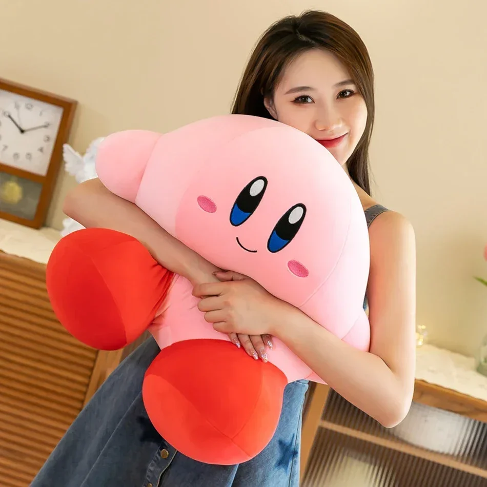 30cm Anime Star Fluffy Pink Plush Doll Pillow Room Decor Toys giocattoli di peluche Kirbyed bambola di peluche morbida per regalo per bambini