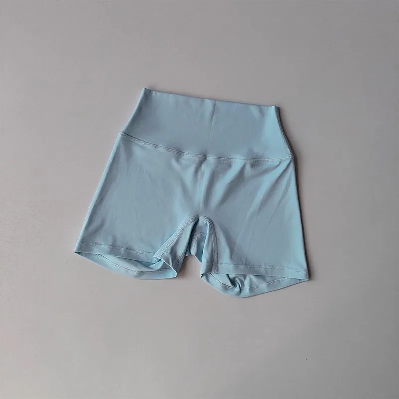 Sommer-Sonderangebot Yoga-Shorts mit hoher Taille, atmungsaktiv, schnelltrocknend, kurze Yoga-Hosen für Fitness, Laufen, Radfahren, Workout, Gym-Bekleidung – Detail 9