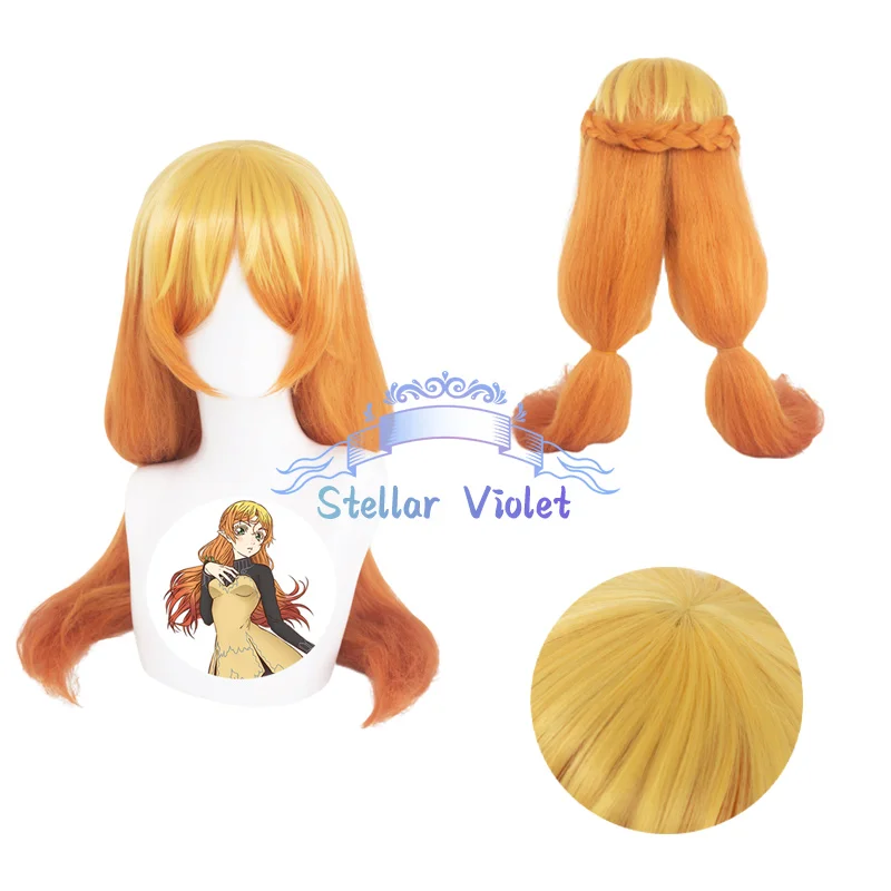 

Lsekai Ojisan Cosplay Wig Heat Resistant Anime Uncle From Another World Lsekai Ojisan Elf Cosplay Synthetic Wigs 80CM Anime Wig