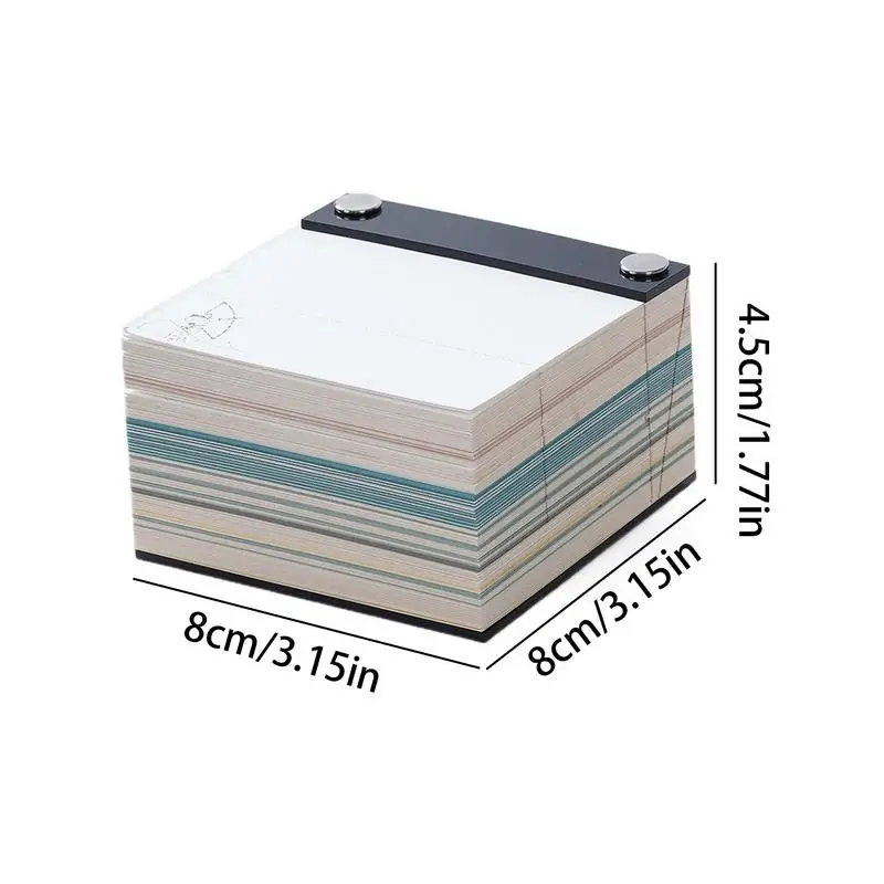 3D Escultura do Palácio Memo Pad, Calendário Rasgar-Away, DIY Notes, Notepad, Artesanato, Presente para Escritório, Escola, Casa, 3D, 2024