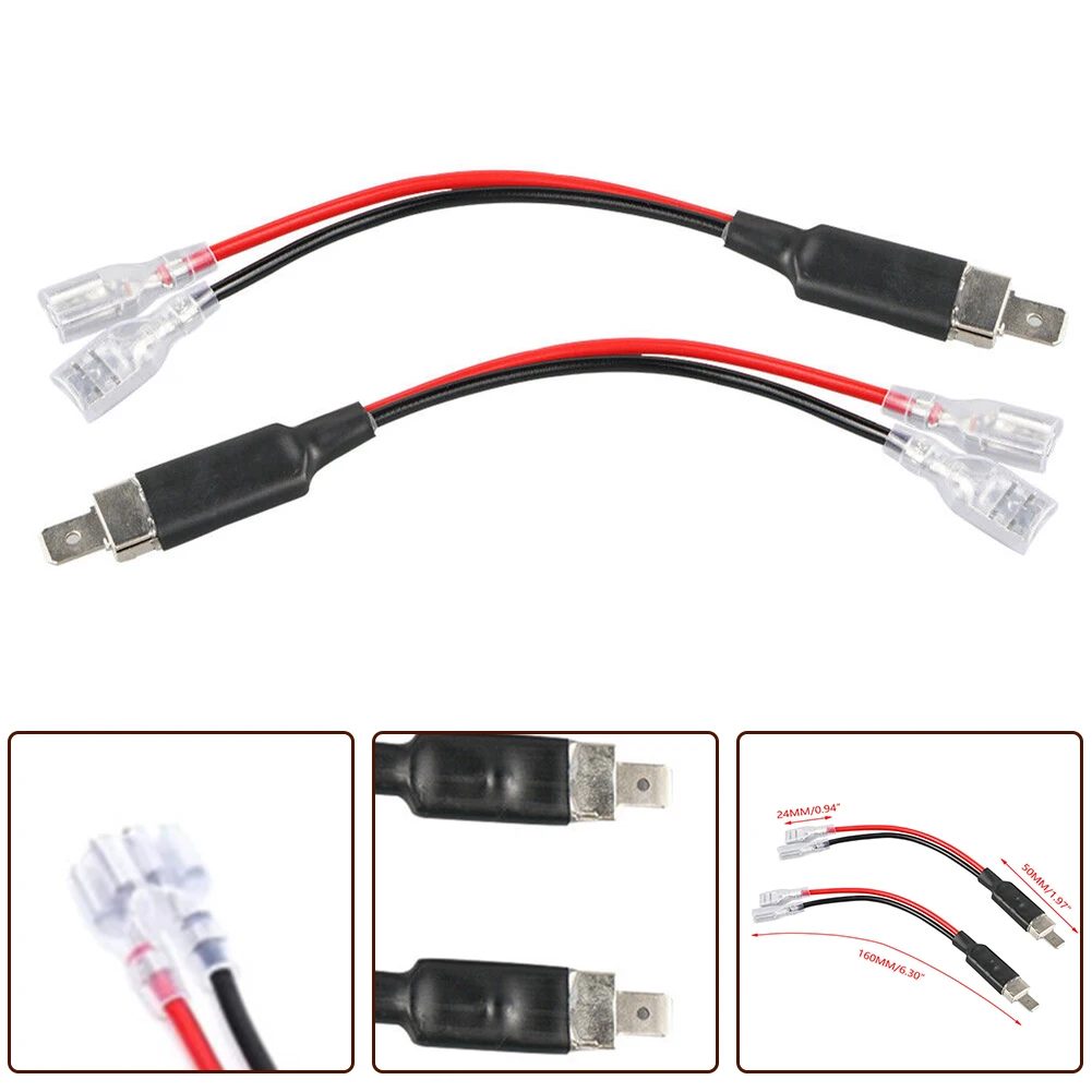 Conversion Lines Holder Headlight Adapter Cable ABS Material Automotive LED High-quality Materials Quick Installation